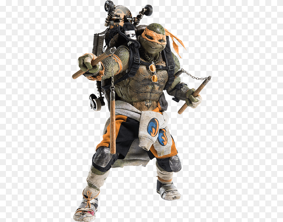 Mikey Ninja Turtles Out Of The Shadows, Adult, Male, Man, Person Free Png