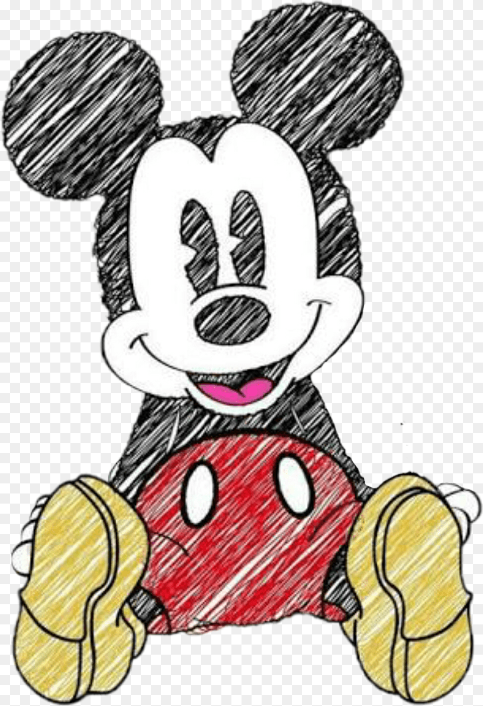 Mikey Tumblr Me Sigam Mickey Mouse, Art, Baby, Person, Drawing Free Png Download