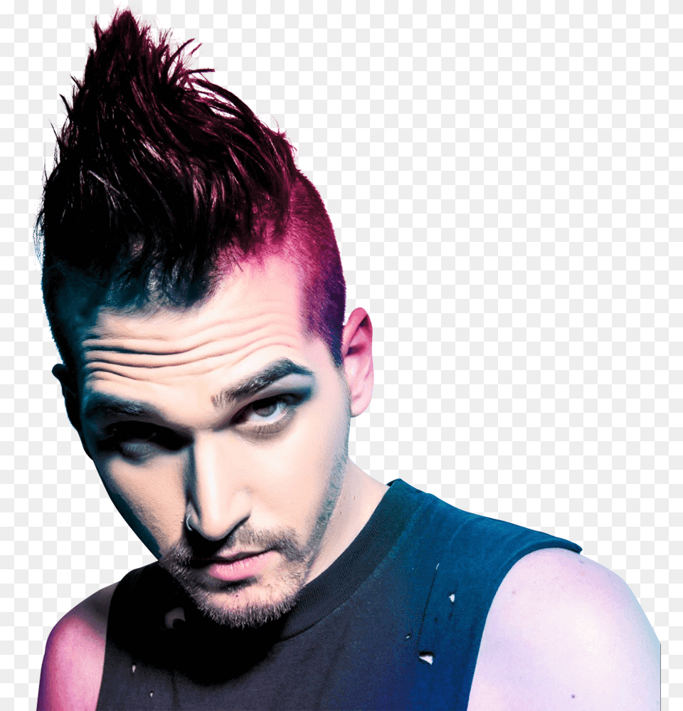 Mikey Way Mikey Way With Nose Ring, Adult, Photography, Person, Man Free Png