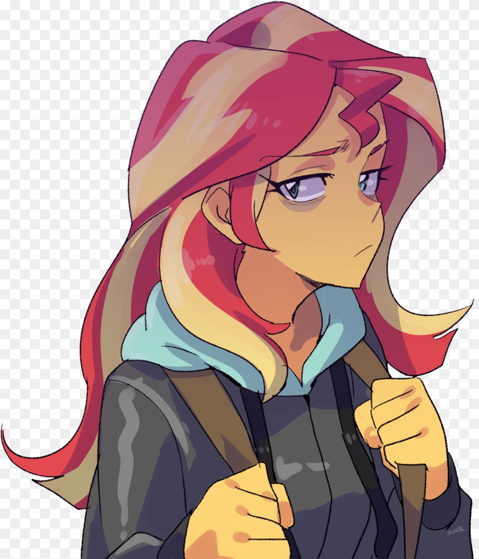 Mikk Commissions Closed Anime Sunset Shimmer Fan Art, Adult, Person, Female, Woman Free Transparent Png