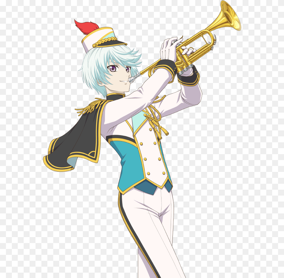 Mikleo S 5 And 6 Images From The Marching Band Gacha Marching Band Mikleo, Adult, Person, Woman, Female Png