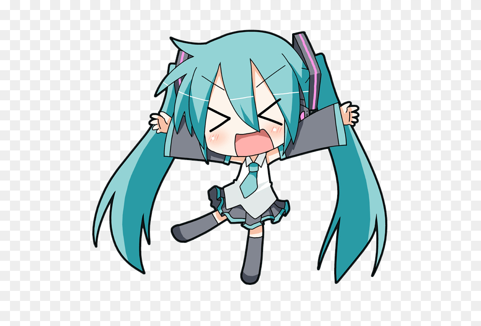 Miku Chibi Book, Comics, Publication, Baby Png Image