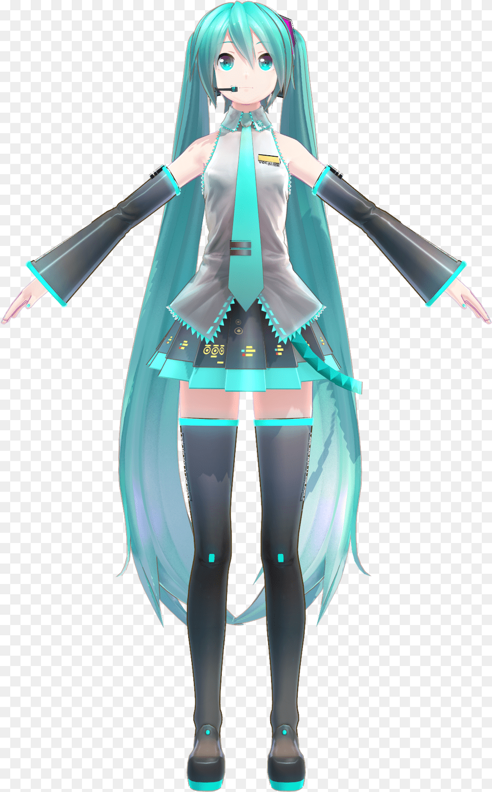 Miku Hatsune Crude Hair By Yyb Mmd Yyb Miku Dl, Book, Publication, Comics, Woman Free Transparent Png