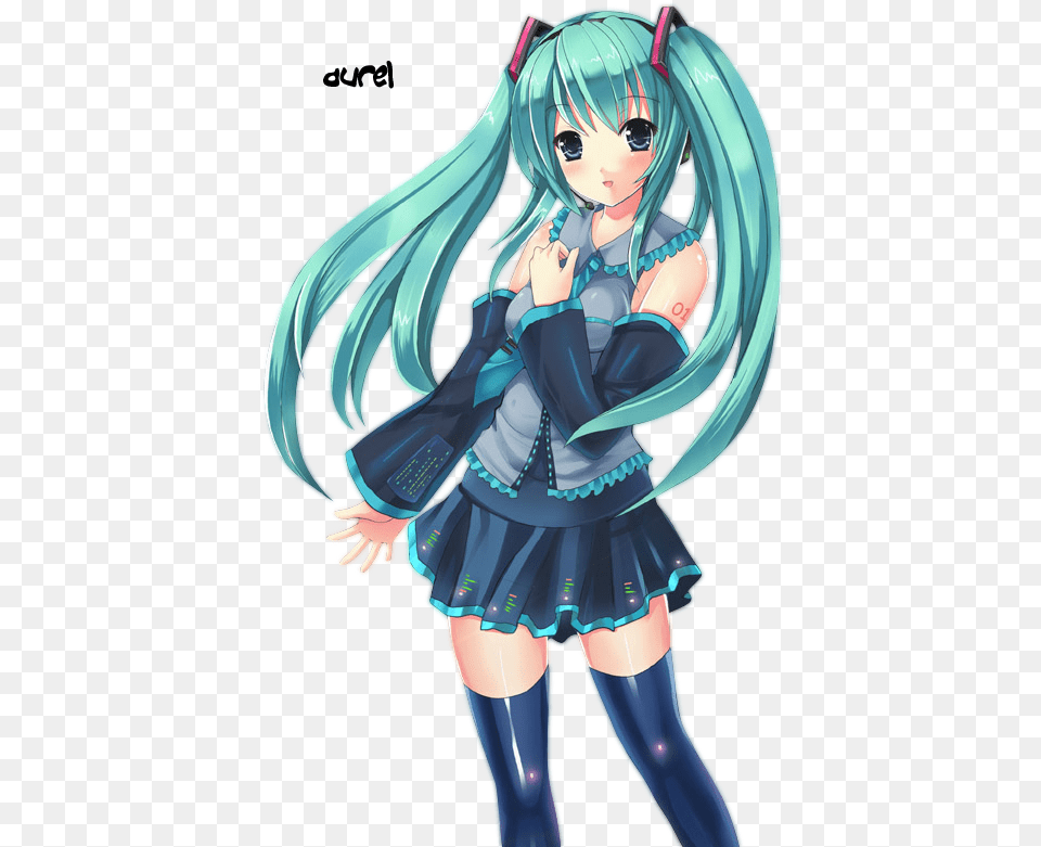 Miku Hatsune Render, Publication, Book, Comics, Adult Png Image