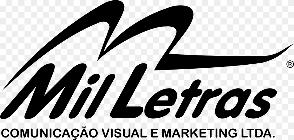 Mil Letras Logo Black And White Letras, Text, Handwriting Free Png