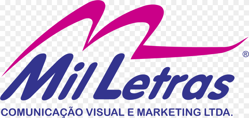 Mil Letras Logo Transparent Svg Letras, Purple, Animal, Fish, Sea Life Free Png