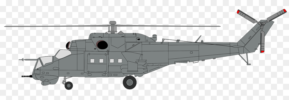 Mil Mi 24 Hind In Quotfactory Grayquot Clipart, Aircraft, Helicopter, Transportation, Vehicle Free Transparent Png