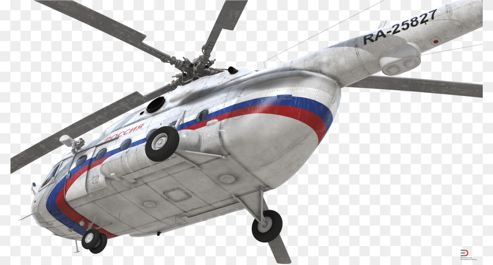 Mil Mi 8 Hip Russian Medium Transport Helicopter 3d Helicopter, Aircraft, Transportation, Vehicle, Airplane Free Png Download