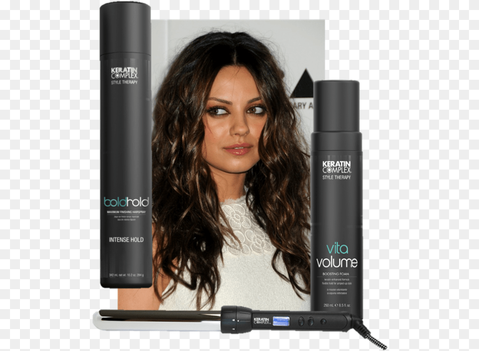 Mila Kunis Hair Products Download Mila Kunis Hair Care, Adult, Female, Person, Woman Png Image