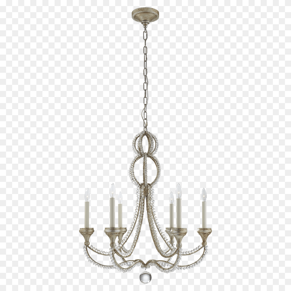 Milan Medium Chandelier In Venetian Silver With Chandelier, Lamp Png Image