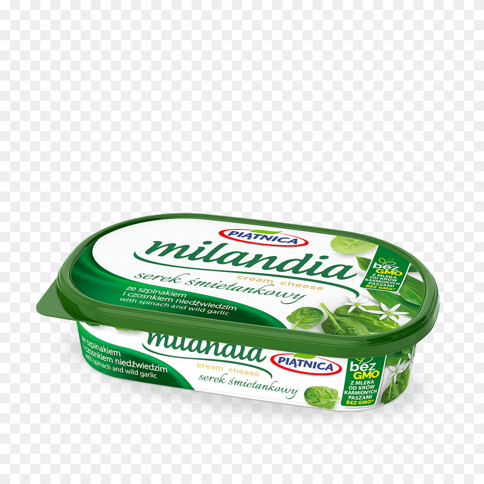 Milandia Cream Cheese With Spinach G, Herbal, Herbs, Plant, Dessert Free Png