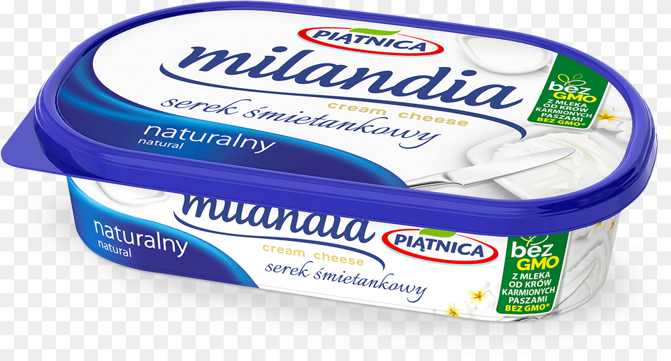 Milandia Natural Cream Cheese 135 G Jaki Serek Do Sushi, Dessert, Food, Yogurt Free Png