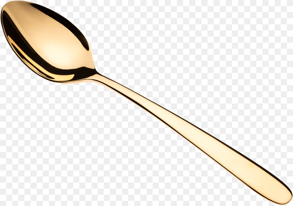 Milano Dinner Spoon Gold Plated Gold Spoon, Cutlery Free Transparent Png