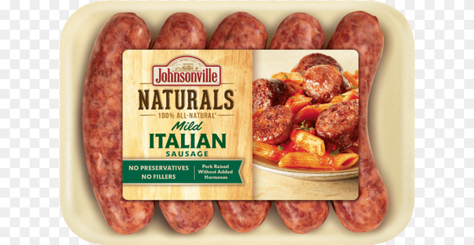 Mild Italian Sausage Johnsonville Naturals Mild Italian Sausage, Food, Meat, Apple, Fruit Free Png Download