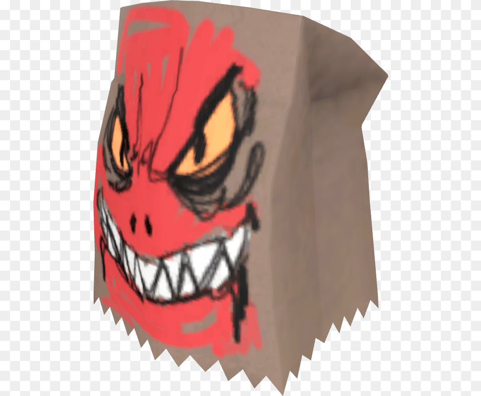 Mildly Disturbing Halloween Mask Red Tf2 Paper Bag Halloween Mask, Body Part, Hand, Person Png Image