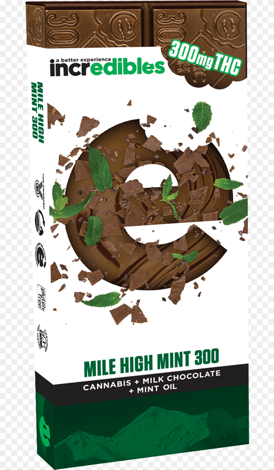 Mile High Mint Black Cherry Incredibles Bar, Food, Sweets, Baseball, Baseball Glove Free Png Download