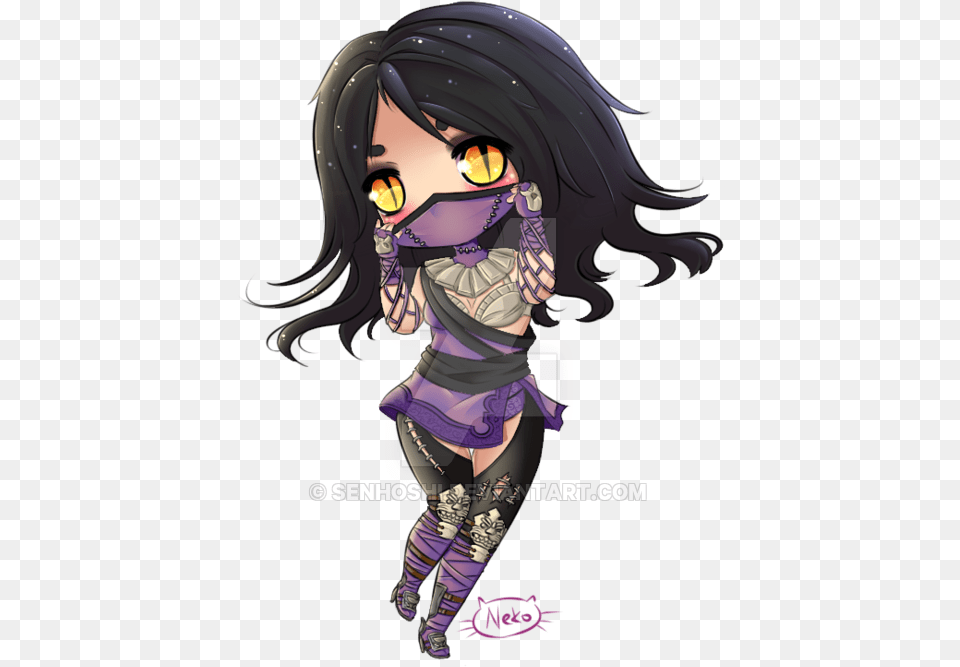 Mileena Mortal Kombat Cartoon, Book, Comics, Publication, Manga Free Png