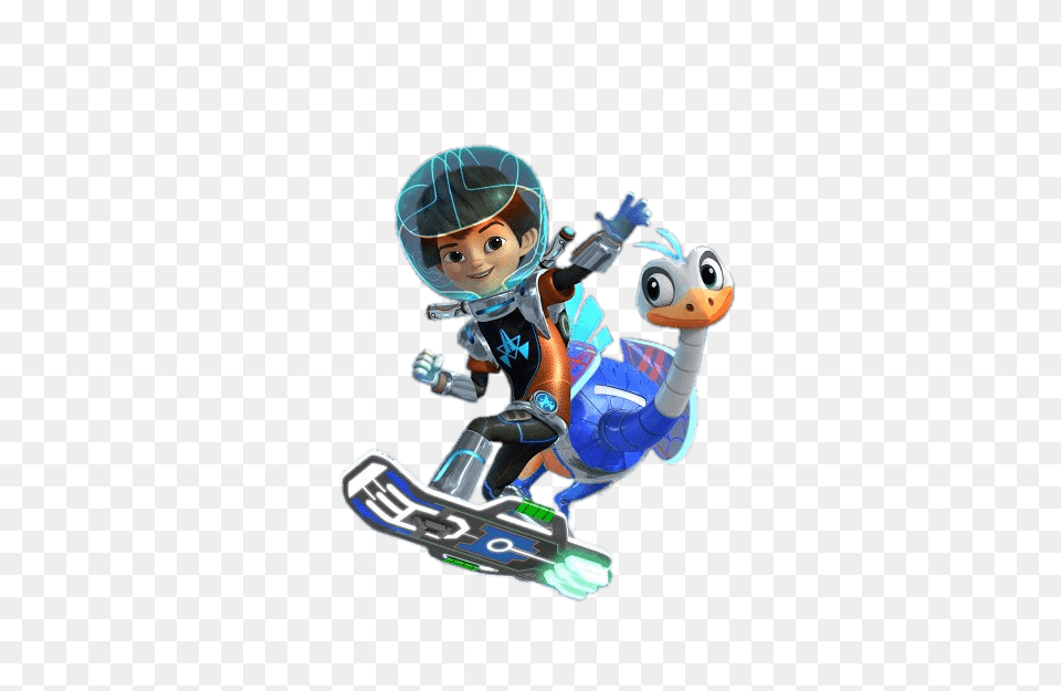 Miles And Merc On The Hoverboard, Baby, Person, Face, Head Png