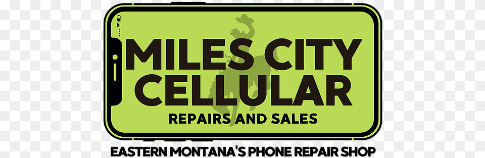 Miles City Cellular Cell Phone Repair Used Phones Graphic Design, License Plate, Transportation, Vehicle, Scoreboard Png