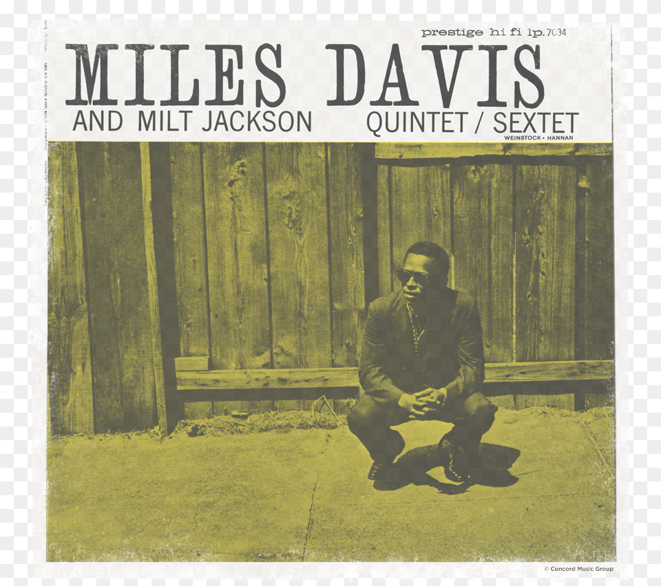 Miles Davis And Milt Jackson Quintet Sextet, Adult, Male, Man, Person Png Image