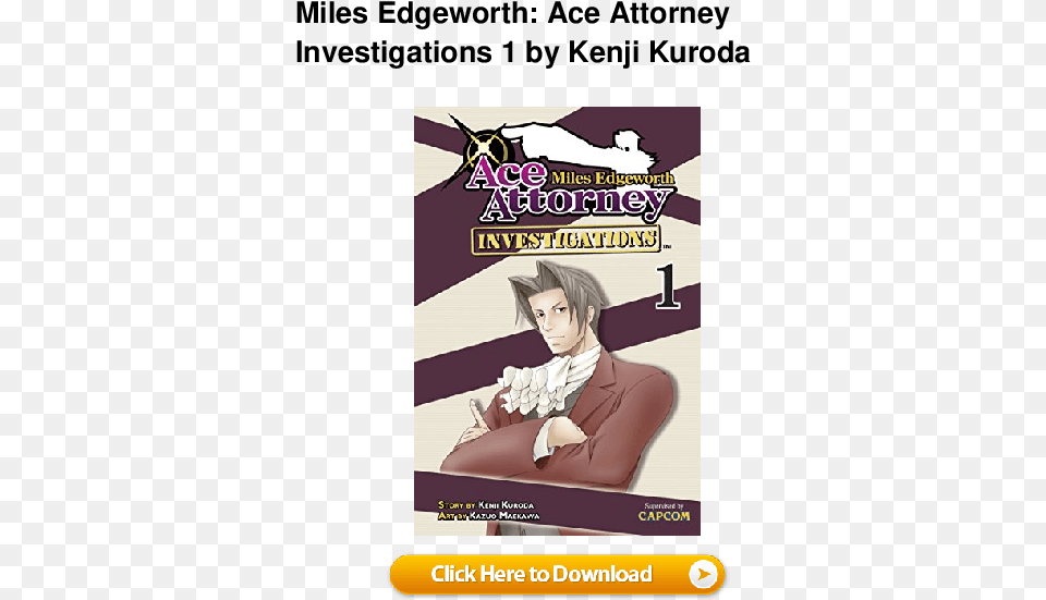 Miles Edgeworth Manga Read Online, Advertisement, Book, Poster, Publication Free Png