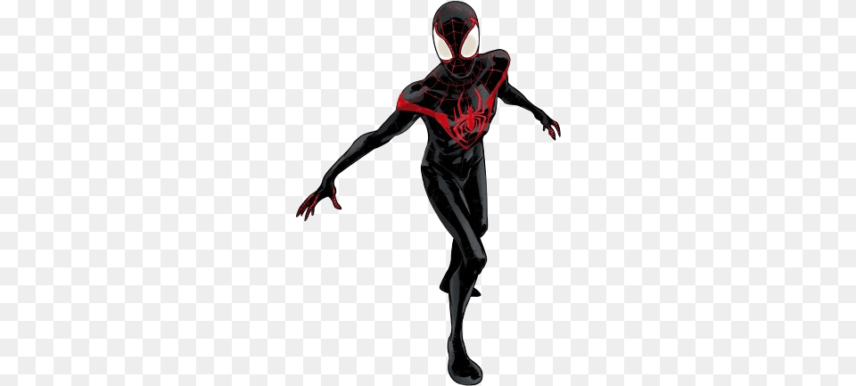 Miles Morales 0006 Ultimate Spiderman Miles Morales Suit, Alien, Adult, Dancing, Female Png