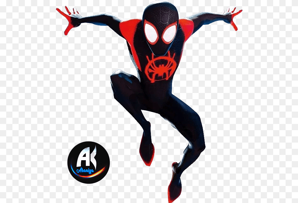 Miles Morales Spider Man Into The Spider Verse Costume, Person Free Transparent Png