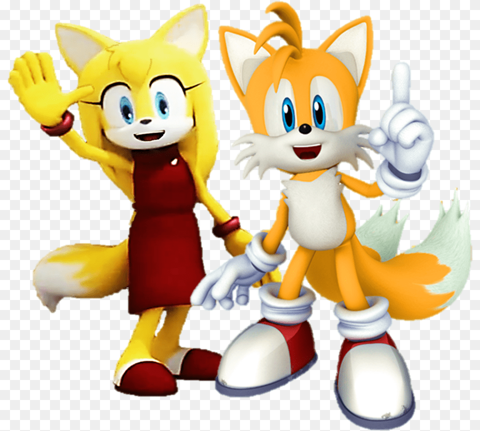 Miles Tails Prower And Zooey The Fox Together Wave The Swallow Miles Tails, Toy Png