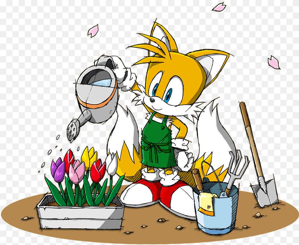 Miles Tails Prower Sonic Channel, Book, Comics, Publication, Cleaning Png Image