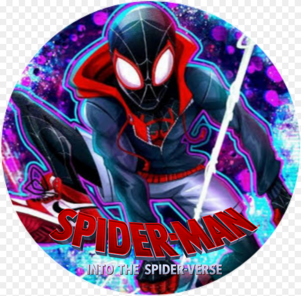 Milesmorales Sticker Miles Morales Into The Spider Verse Circle Free Transparent Png