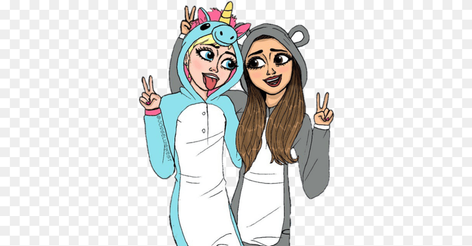Miley Cyrus And Ariana Grande Image Ariana Grande And Miley Cyrus, Book, Comics, Publication, Adult Free Transparent Png