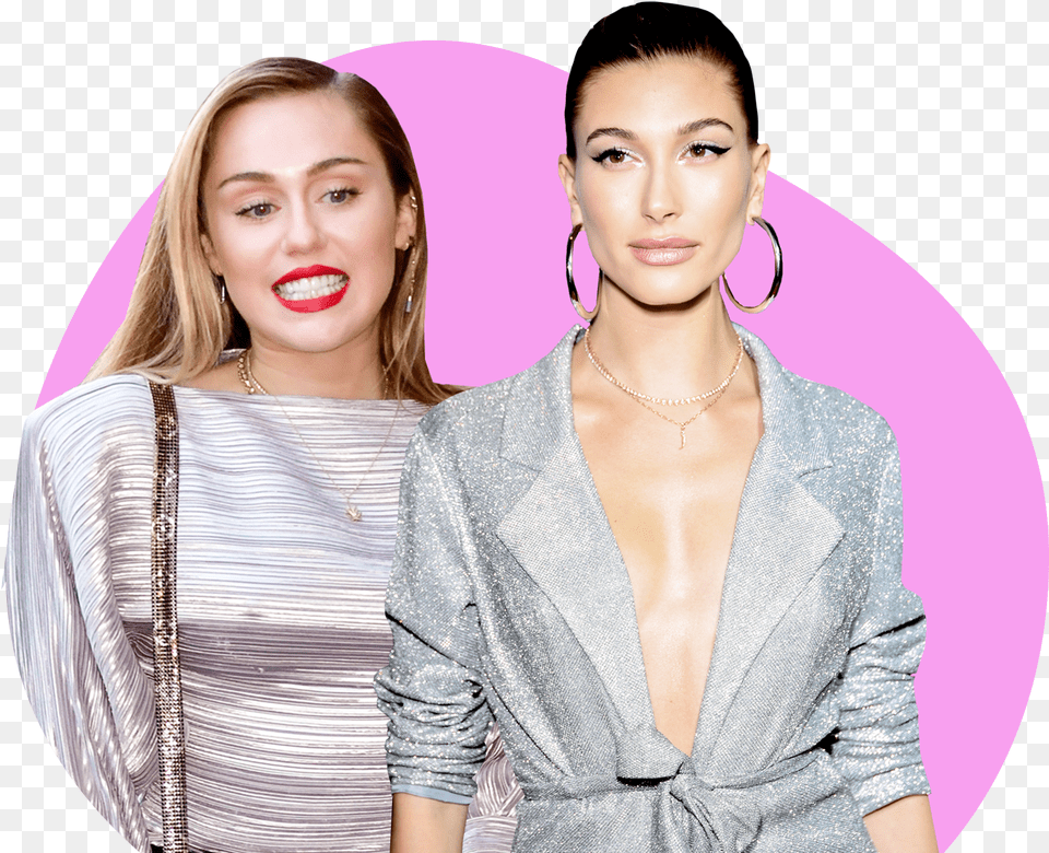 Miley Cyrus Bullied Hailey Baldwin Bieber But Guess Formal Wear, Woman, Adult, Female, Person Free Png Download