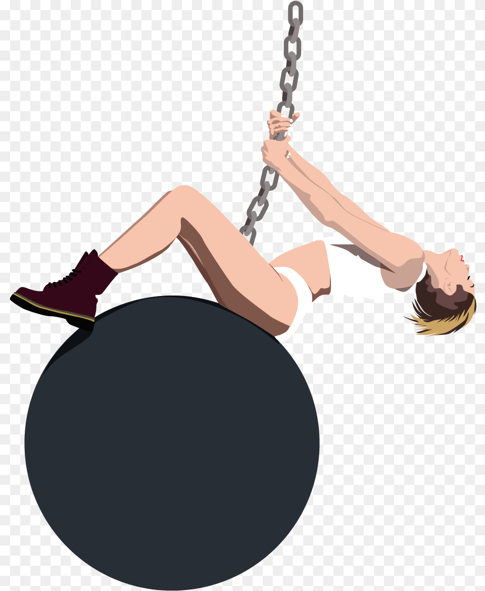 Miley Cyrus Wrecking Ball Illustration, Adult, Female, Person, Woman Free Transparent Png