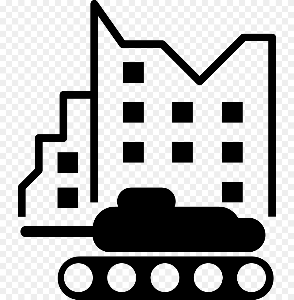 Militar Tank In City Street Thambi Vilas, Stencil, Weapon Png Image