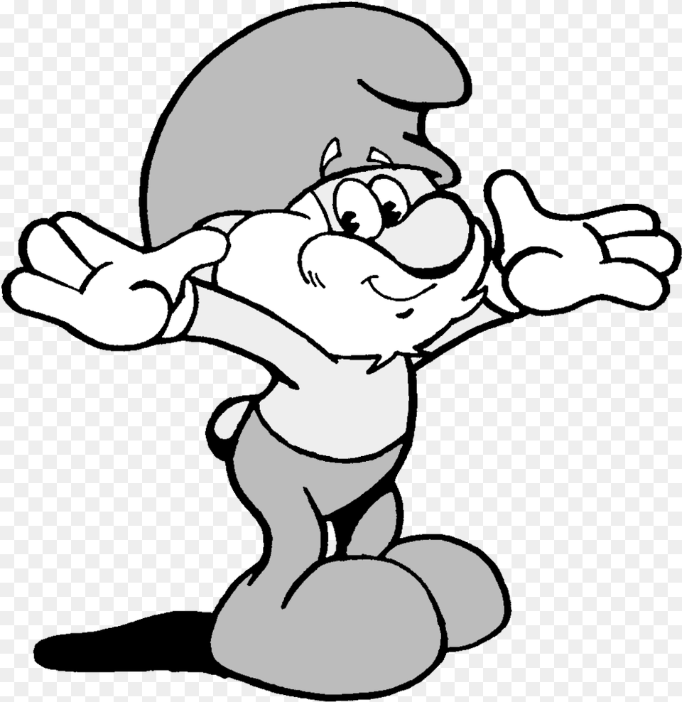 Militarism Drawing Papa Smurf, Cartoon, Baby, Person, Face Free Transparent Png