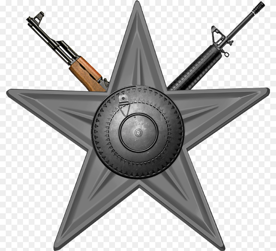 Military Barnstar 05 Barnstar, Firearm, Gun, Rifle, Weapon Png
