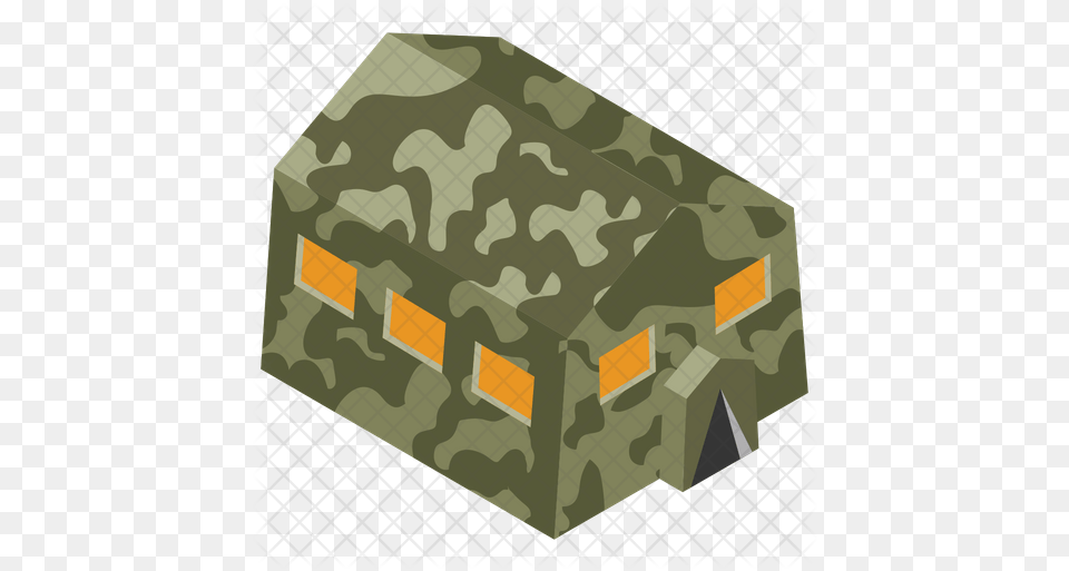 Military Camp Icon Icon Army Camp, Military Uniform, Camouflage Free Png Download