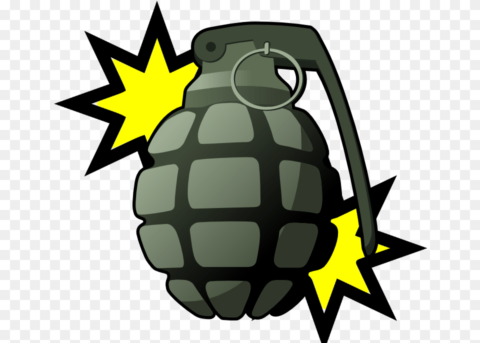 Military Clip Art Army Grenade Clipart, Ammunition, Weapon, Bomb Free Png
