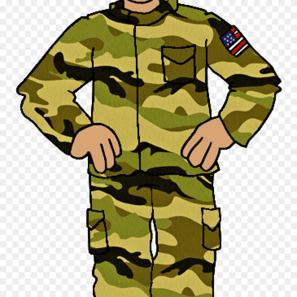 Military Clip Art Free Clipart Download, Military Uniform, Camouflage, Person Png Image