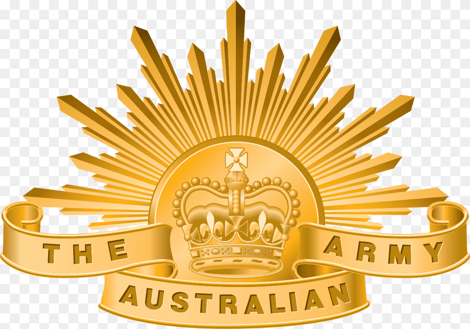 Military Clipart Australian Army Australian Army Cadets Badge, Symbol, Logo, Gold, Accessories Free Transparent Png
