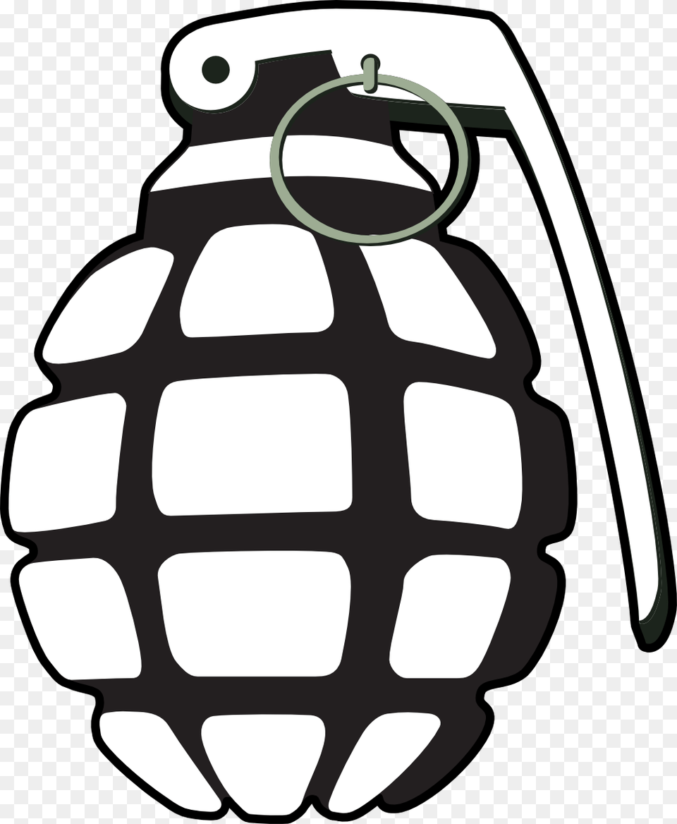 Military Clipart Grenade, Ammunition, Weapon, Bomb Free Png