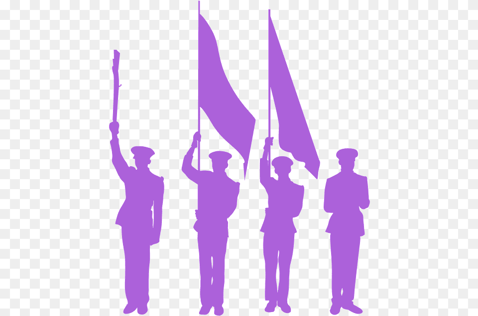 Military Color Guard Clipart, People, Person, Adult, Male Png