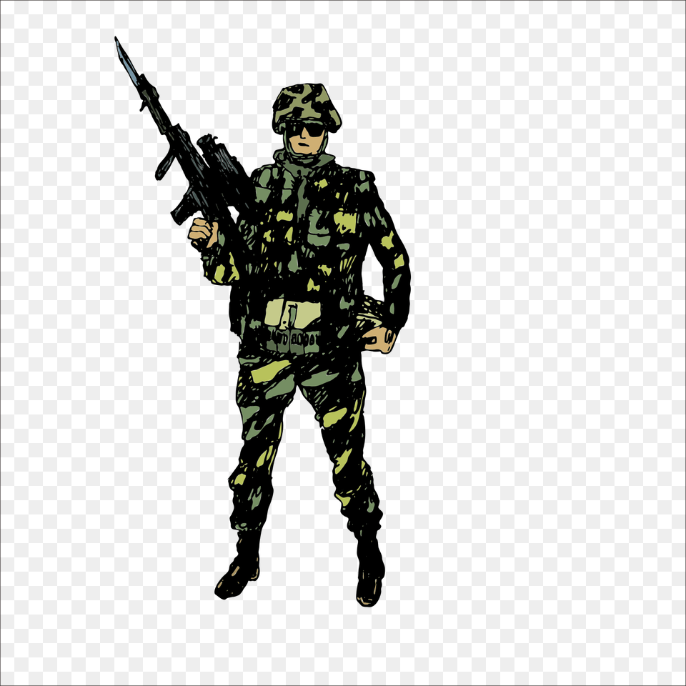 Military Drawing Clip Art Transprent Military Soldier Drawing, Adult, Person, Military Uniform, Man Png Image