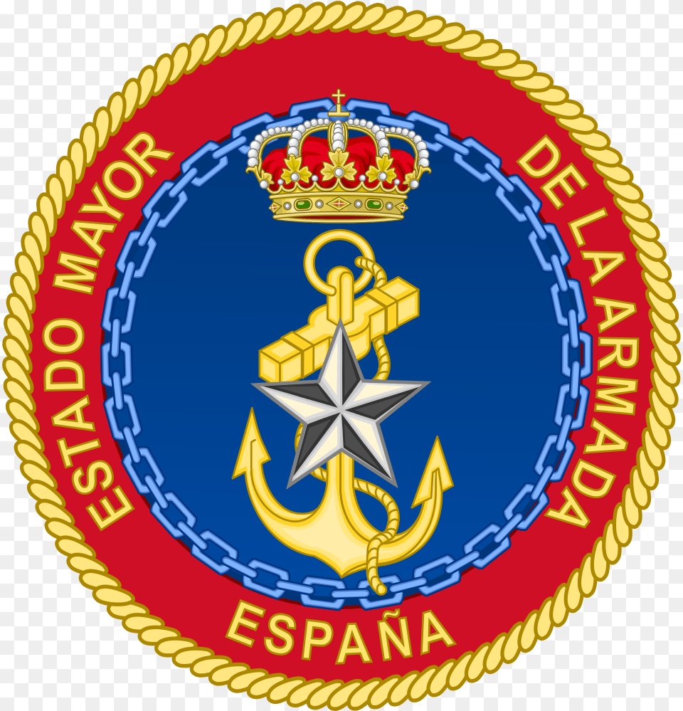 Military Emblems Navy Spanish Army, Badge, Logo, Symbol, Electronics Png Image