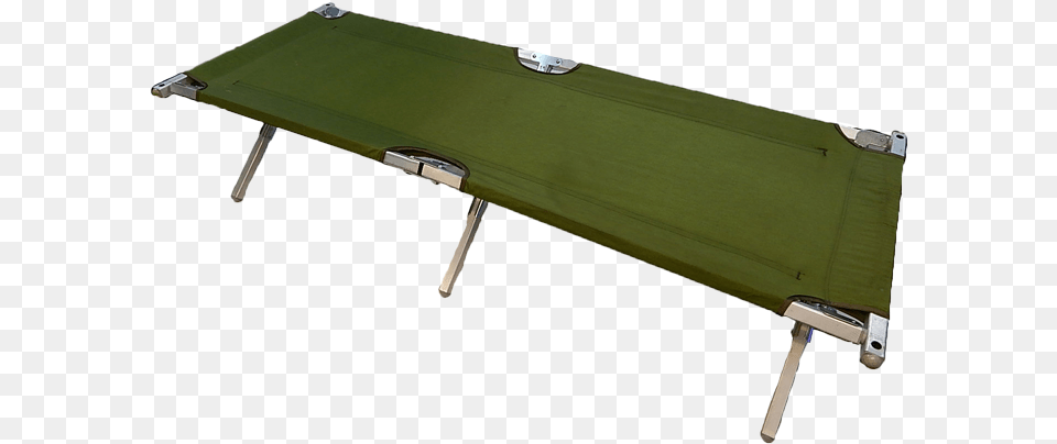 Military Folding Cot With Aluminum Frame Cot, Table, Furniture, Indoors, Pool Table Free Transparent Png