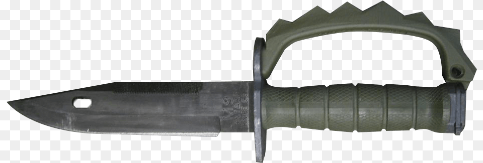 Military Green Model 2018 Thumper Close Combat Hand Bowie Knife, Blade, Dagger, Weapon Free Png