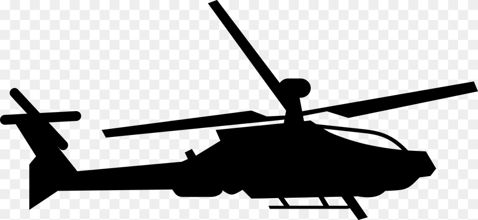 Military Helicopter, Gray Free Png