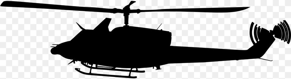 Military Helicopter Bell Uh 1 Iroquois Bell Black Hawk Helicopter, Gray Png Image