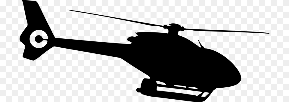 Military Helicopter Sikorsky Uh 60 Black Hawk Silhouette Helicopter Silhouette, Gray Png Image