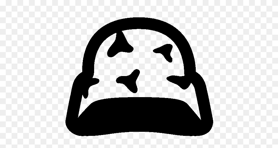 Military Helmet Icon, Stencil, Hat, Clothing, Cap Png Image